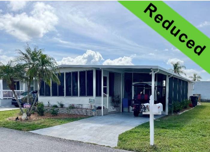 Venice, FL Mobile Home for Sale located at 970 Vincent E Bay Indies